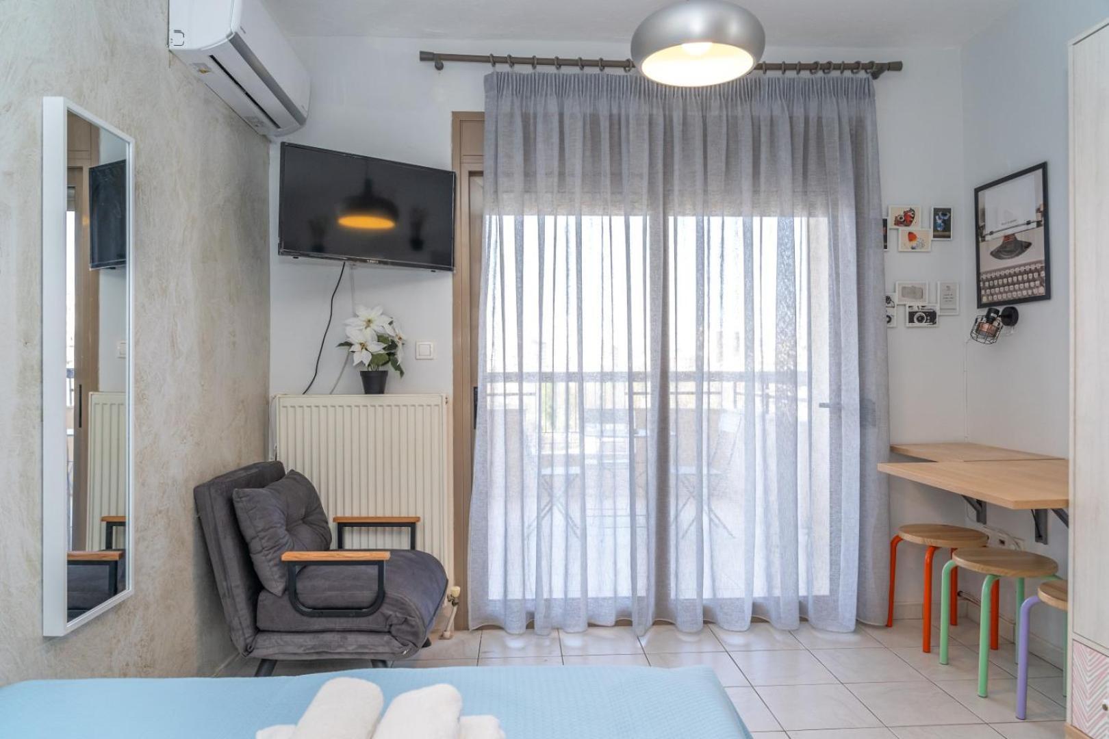 Kosmos Service Apartment Beautiful Studio 3 With Additional Cost Parking Tessalónica Exterior foto