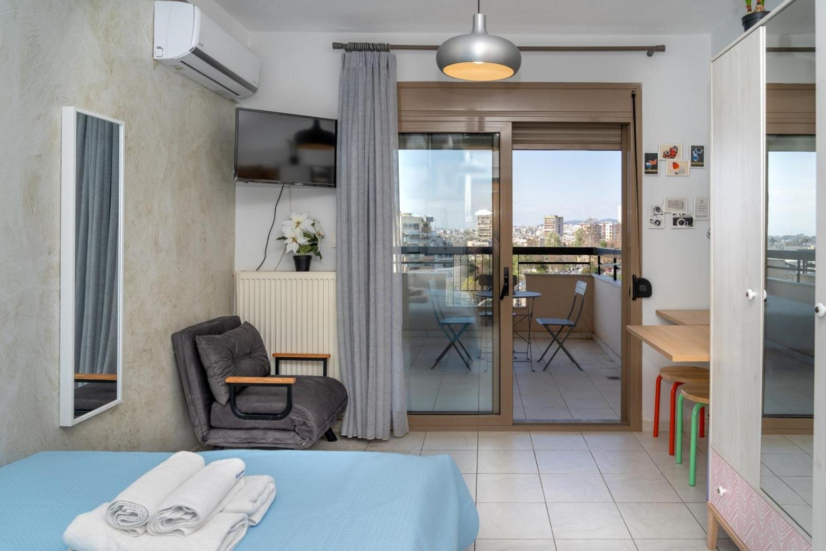 Kosmos Service Apartment Beautiful Studio 3 With Additional Cost Parking Tessalónica Exterior foto